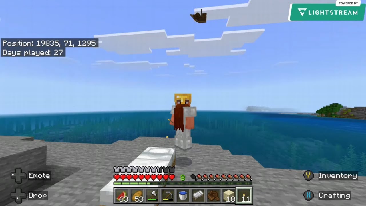This Sunken Ship Generation Should NOT Exist in Minecraft 1,000,000 Block Journey Days 23-27