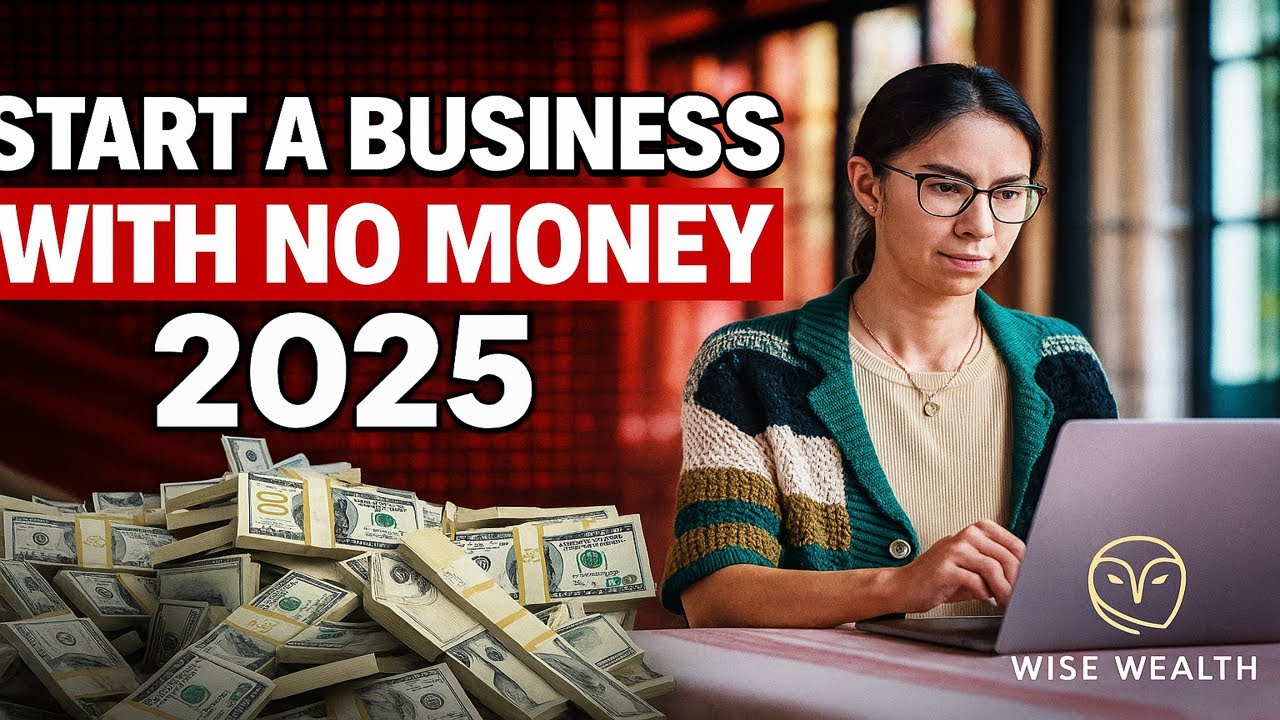 Start a Business With No Money in 2025 | Wise Wealth