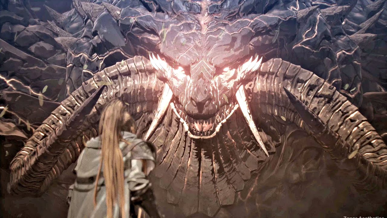 The First Berserker Khazan - Dragon Boss Fight Hismar (PS5 Pro) 4K 60FPS