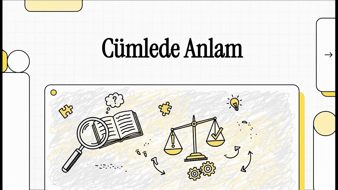 5.Sınıf Cümlede Anlam Konu Anlatımı