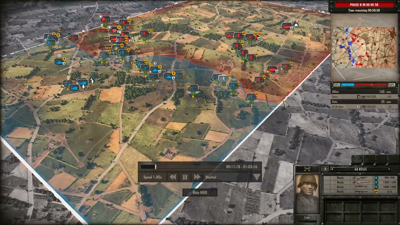Steel Division Normandy 44 Airborne vs Hitlerjugend on Caumont Part 2