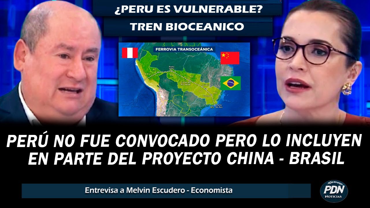 PERÚ NO FUE CONVOCADO PERO LO INCLUYEN EN PARTE DEL ACUERDO TREN BIOCENANICO ENTRE CHINA Y BRASIL