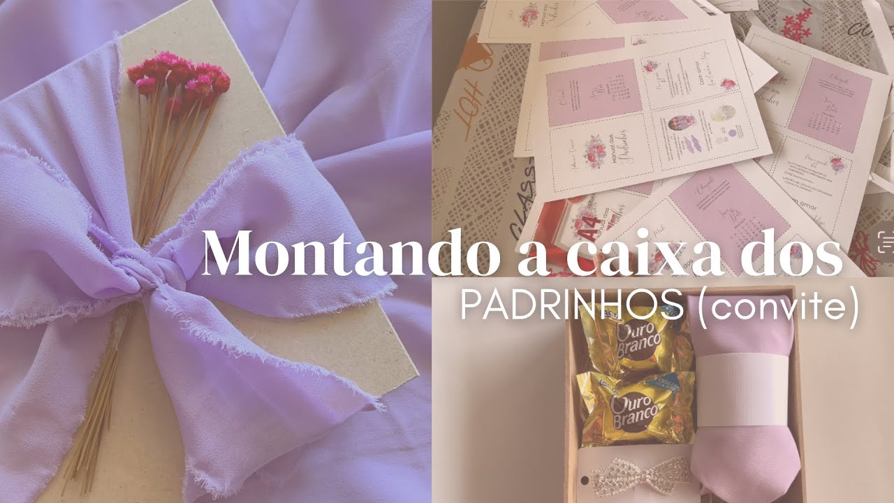 Montando a caixa dos meus padrinhos de casamento - Diário de noiva 👰🏽‍♀️ 💍
