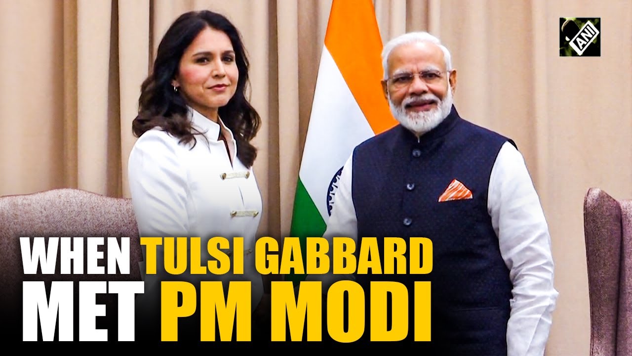 ANI Archives|When Tulsi Gabbard (incoming Director of National Intelligence) met PM Modi in New York