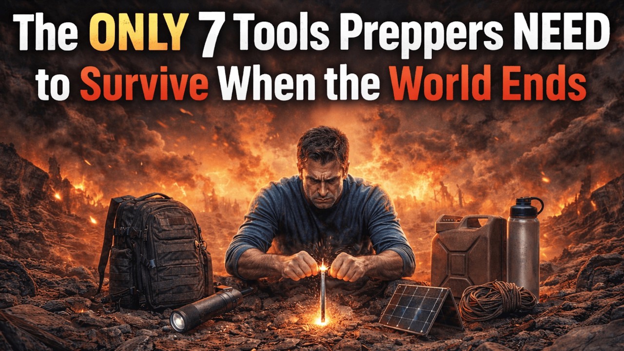 The ONLY 7 Tools Preppers NEED to Survive When the World Ends #prepping