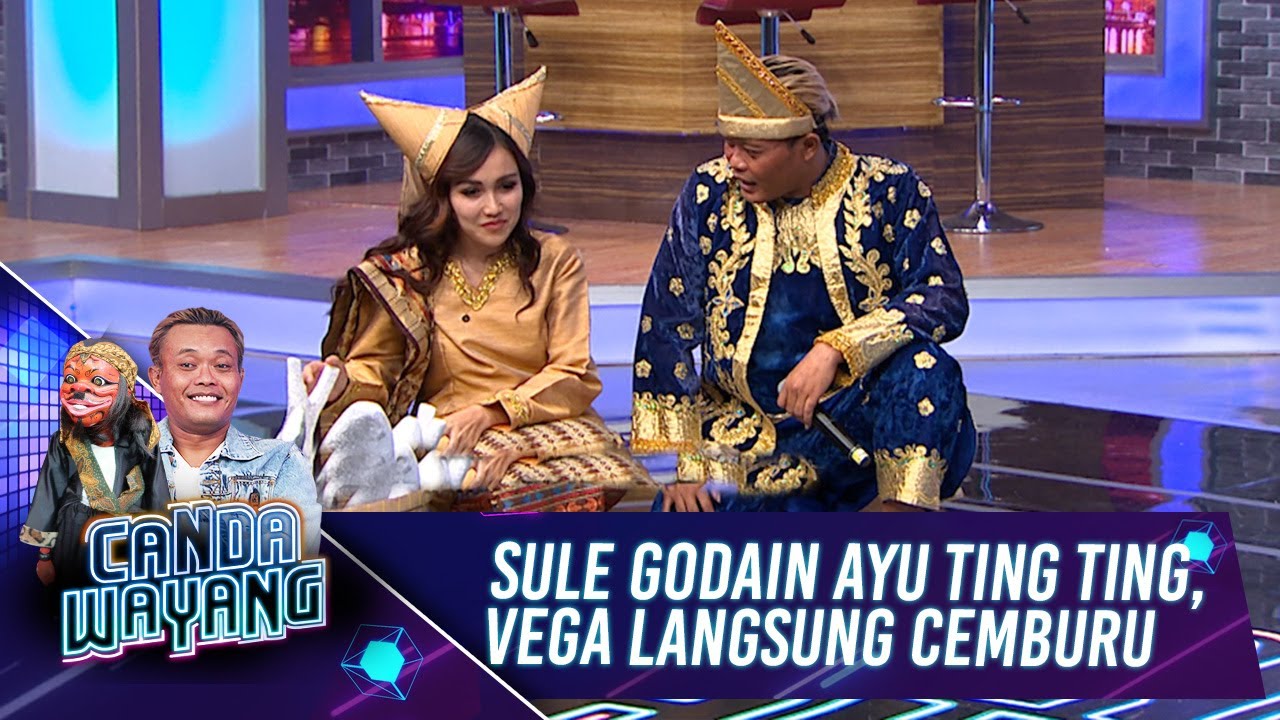 Sule Dekati Ayu Ting Ting, Vega Cemburu Berat!  - Canda Wayang (22/8) PART 4