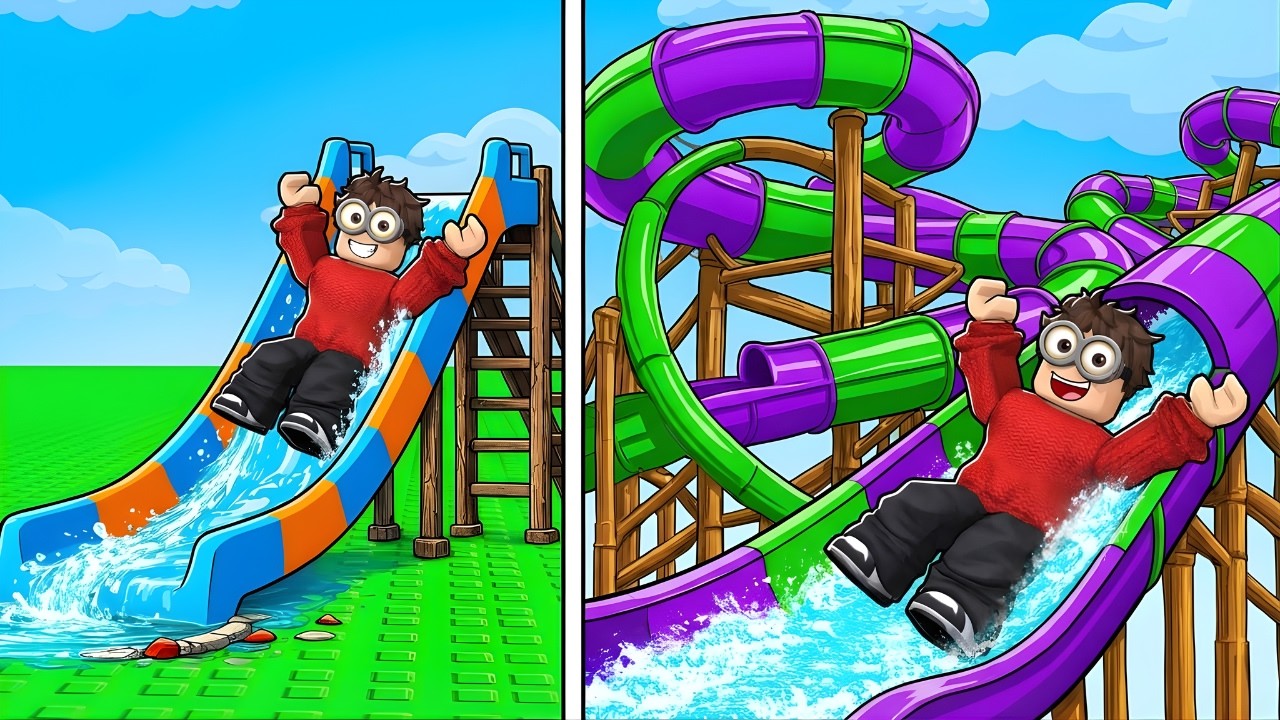 Making MILLIONS with a 5 STAR Waterpark in Roblox...