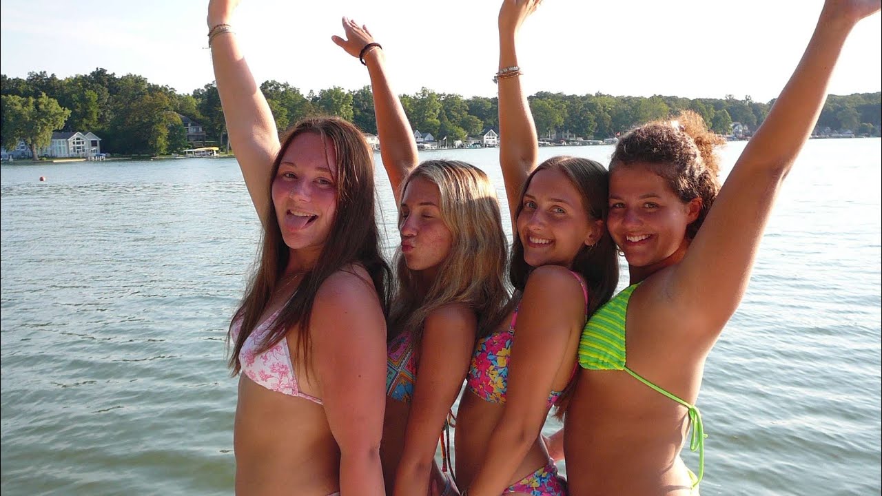 We’re from Indiana so we are at another lake… LAKE DAY WITH US!!!