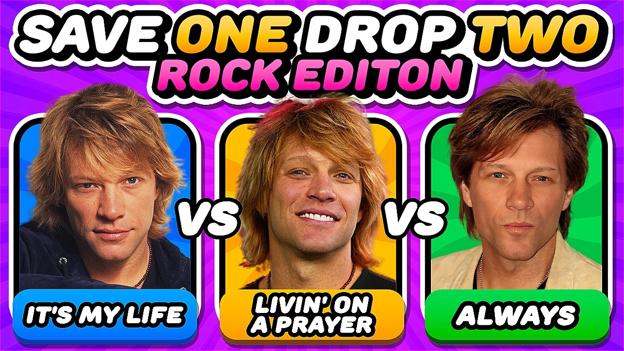 🤘 Save ONE Song: Only Rock Editon 🎸 |  Music Quiz Challenge