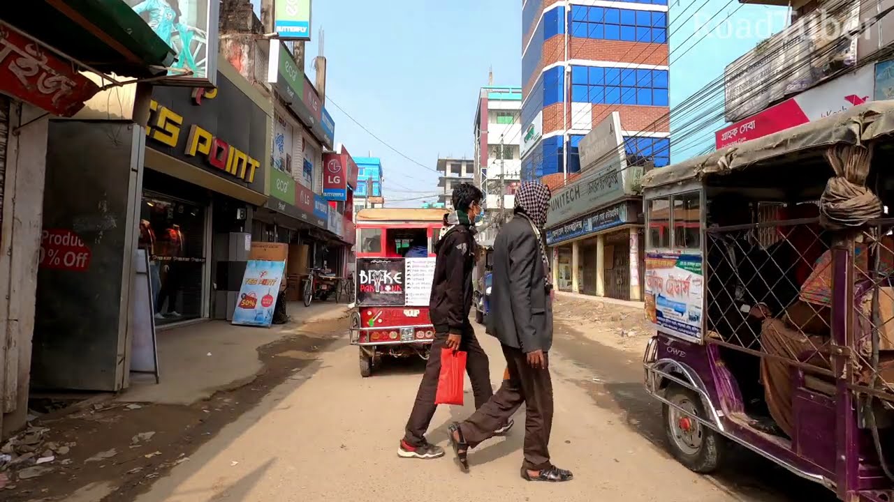 Habiganj City Tour 4K (Part-1) | Road Tuber | Sylhet Bangladesh