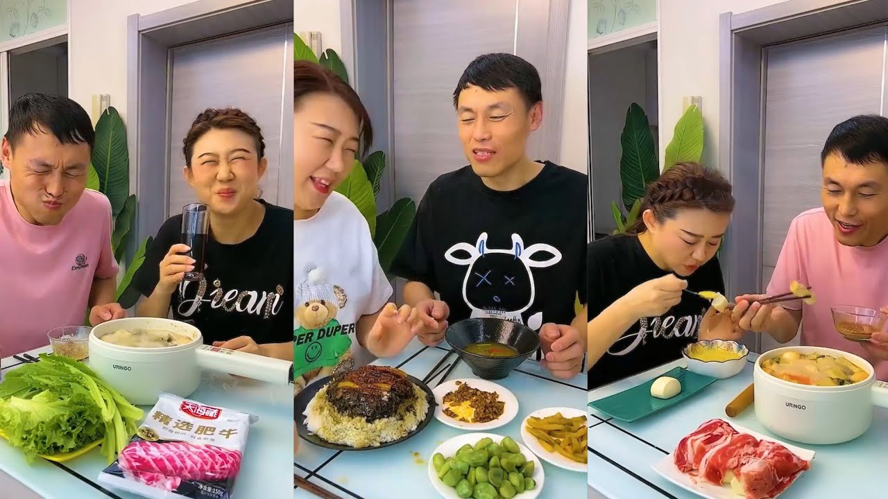 Trending 🔥 Funny Husband Wife Yummy Food Eating Challenge||Prank 😂🤫||Comedy 🤣🤣