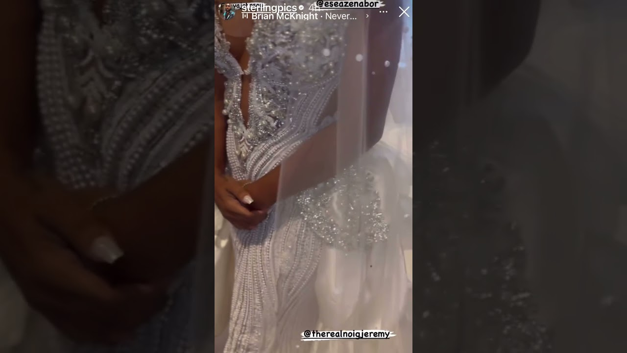 Toya Wright Rushing wedding dress was stunning 😍