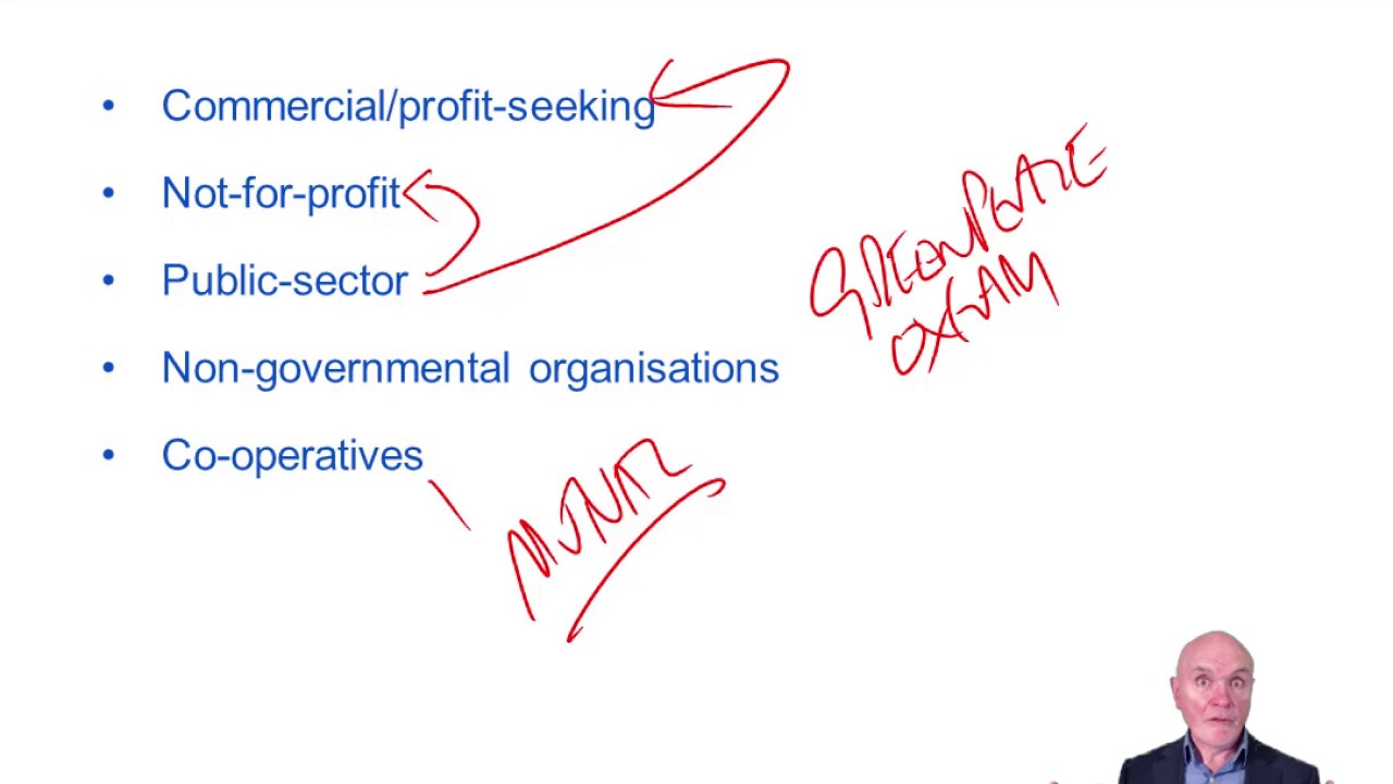CIMA BA1 Organisations, Types of organisations, Measurement of company performance