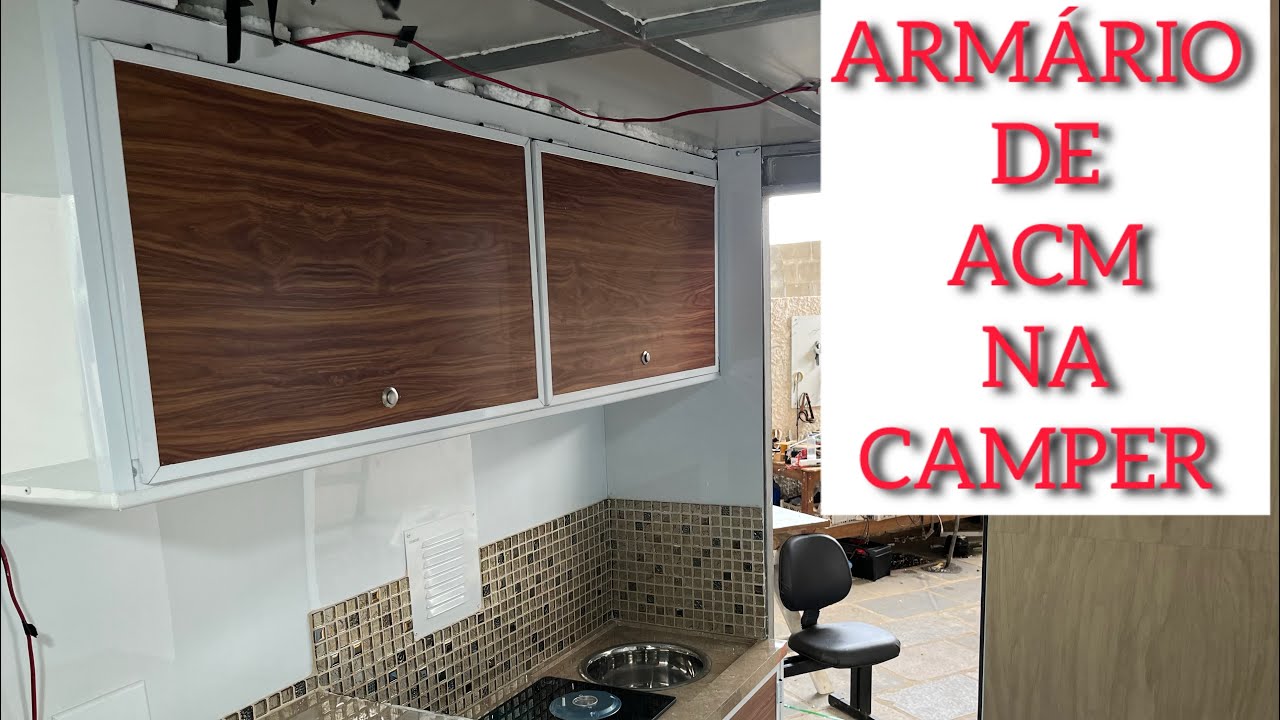 FAZENDO ARMÁRIO DE ACM NA CAMPER
