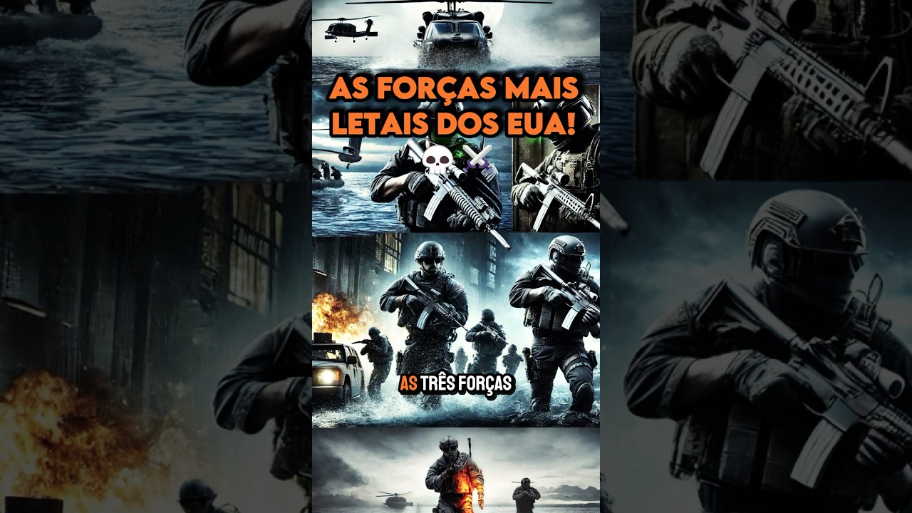 💀 As 3 For&ccedil;as Militares mais LETAIS dos EUA | Navy Seals - Army Rangers - Delta Force 🔥