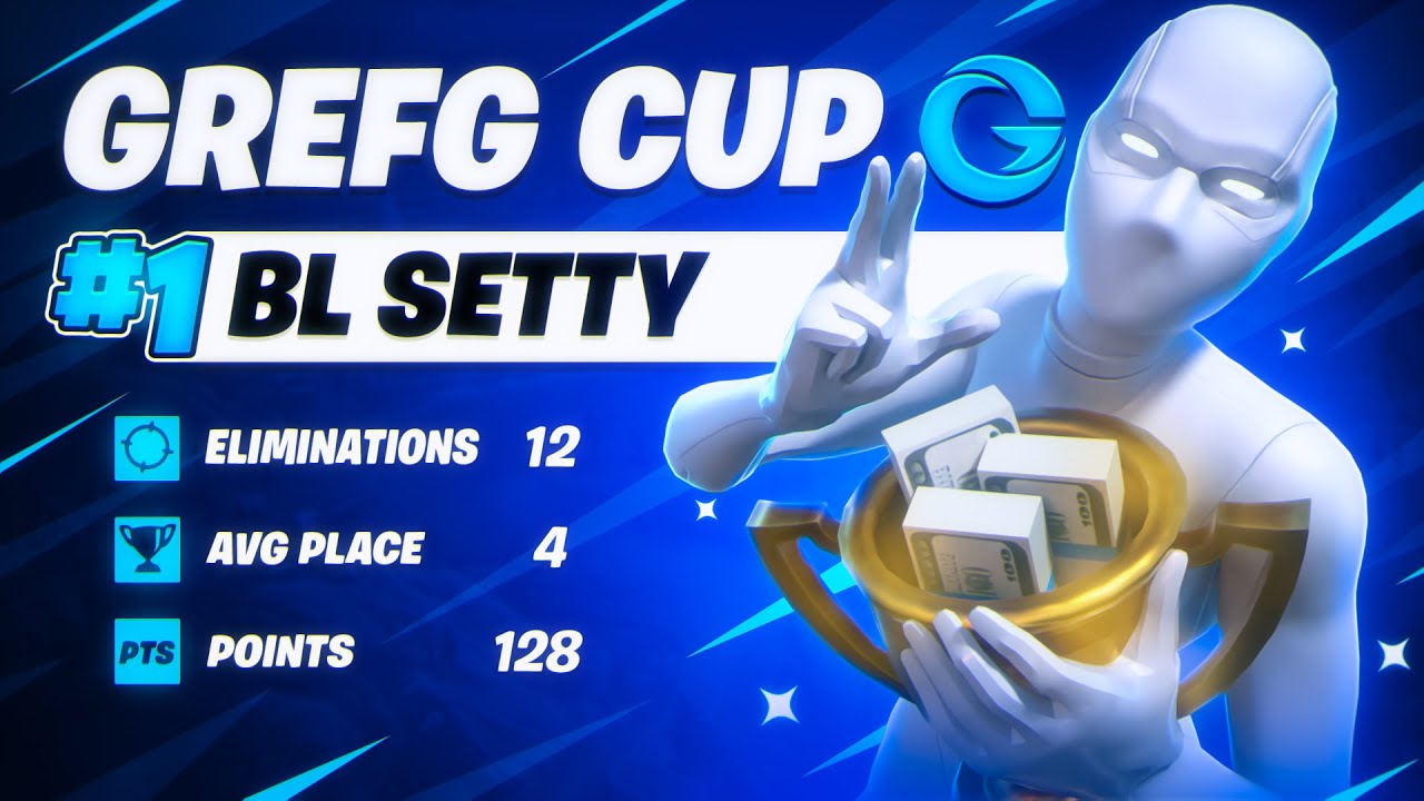 1ST PLACE in TheGrefg's Fortnite Cup 🏆 (&euro;2000) | BL Setty