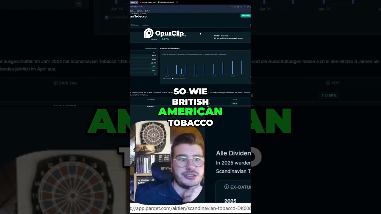 Scandinavian Tobacco Aktie 💨 9 % Dividende & krisensicheres Investment! | Mein Kauf 2025