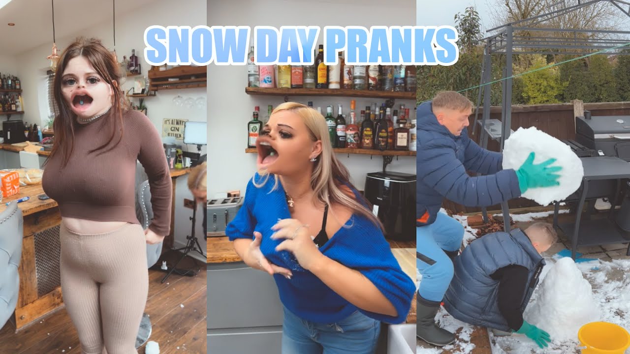 We got snow ... prank day 🤣