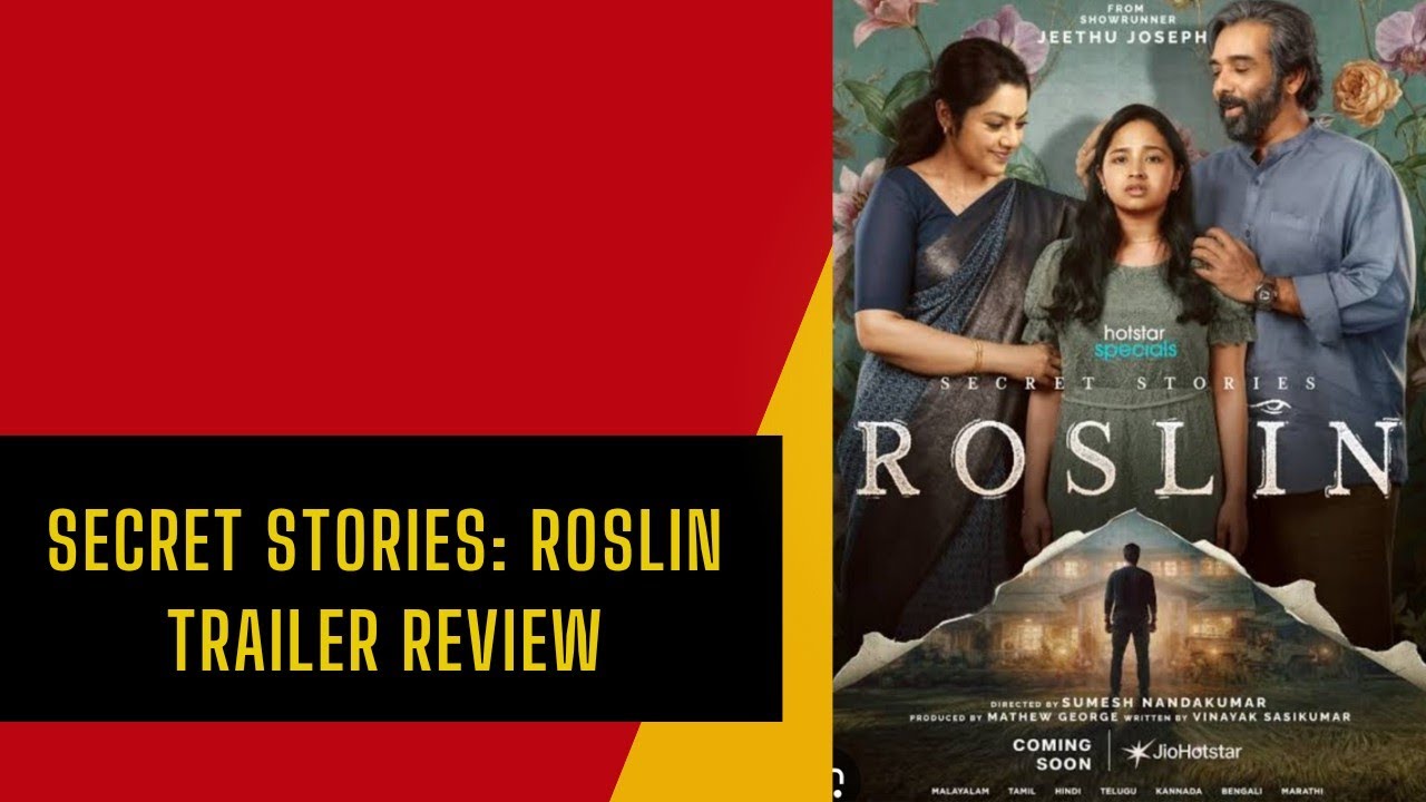 Secret Stories: Roslin |Hotstar Specials|Official Trailer|Meena|Jeethu Joseph|Vineeth|Manasa| Review