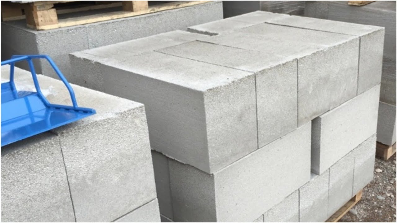 Lightweight concrete blocks without autoclave manually
