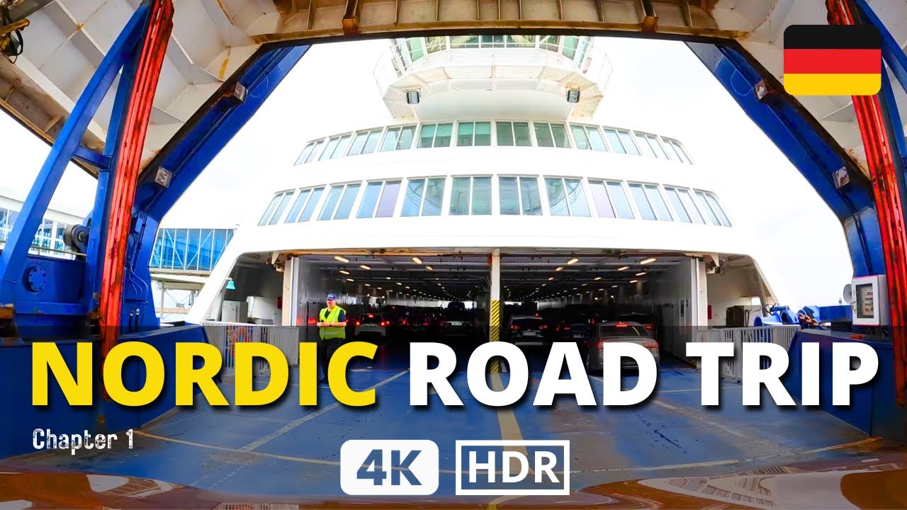🤯 NORDIC ROAD TRIP Driving through the North in 4k HDR from HAMBURG to PUTGARTEN (Chapter 1) 🙏