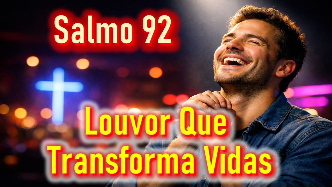 #PresençaDeDeus# MusicaCristã 👉 SALMO 92 —  Floresça na Presença de Deus, músicas de adoração🌿.