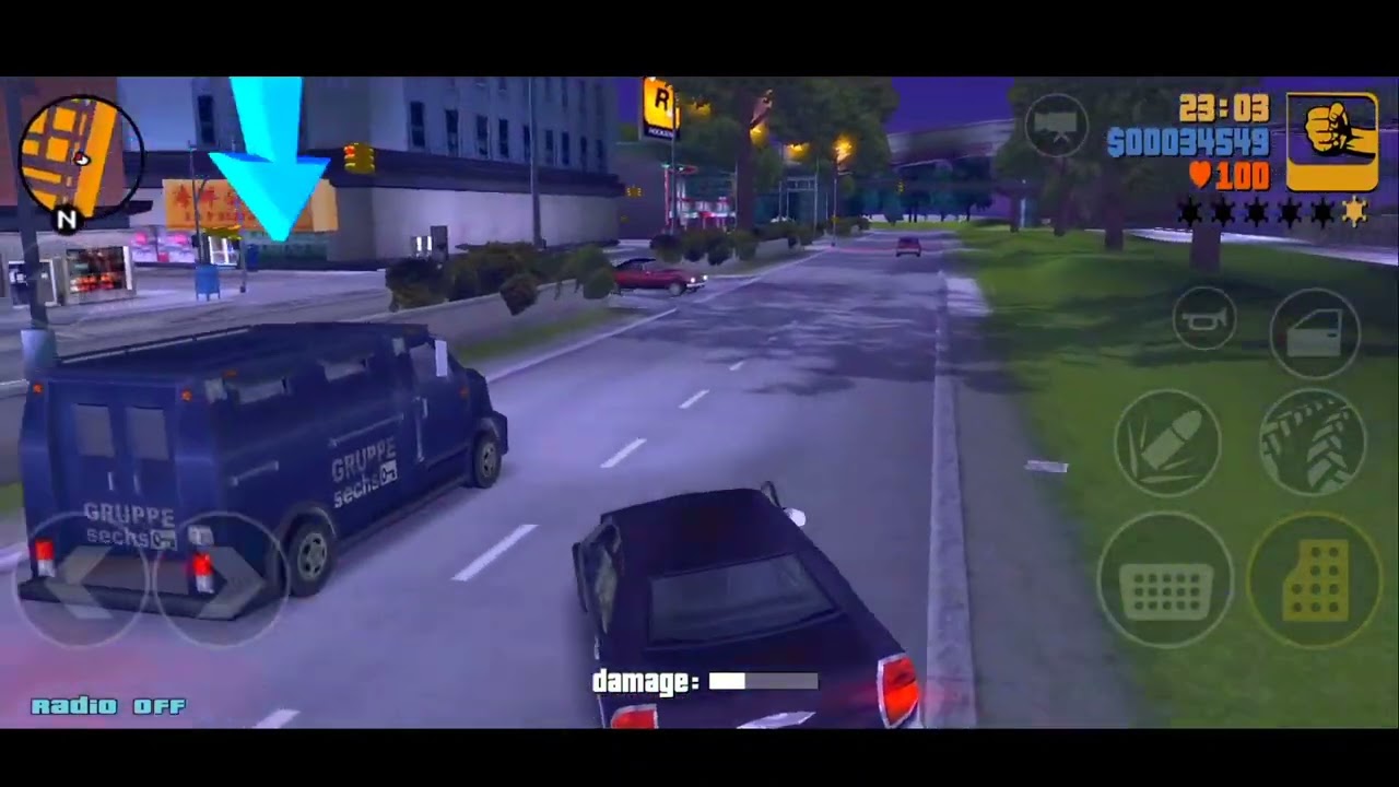 GTA 3 (Joey Leone mission) - Van Heist