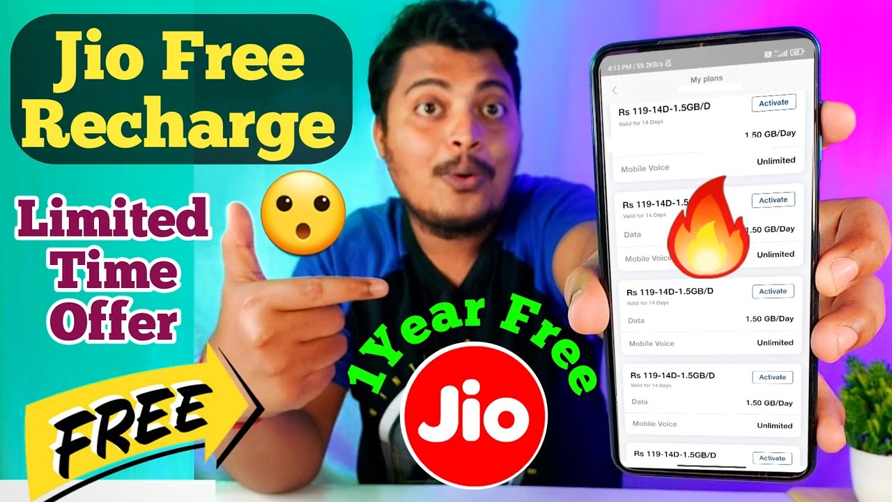 Jio Recharge Offer Today || Jio free data || Jio free recharge trick 2021