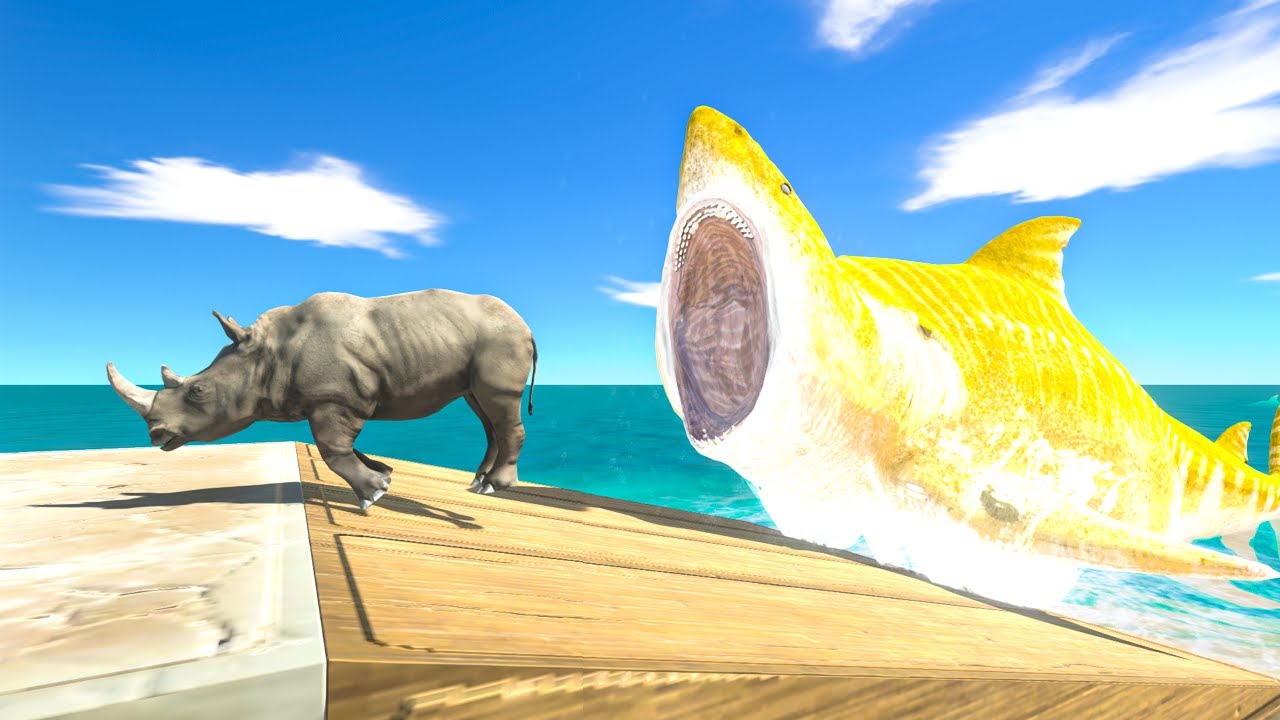 Who is Fast to Get on the Ship - Animal Revolt Battle Simulator