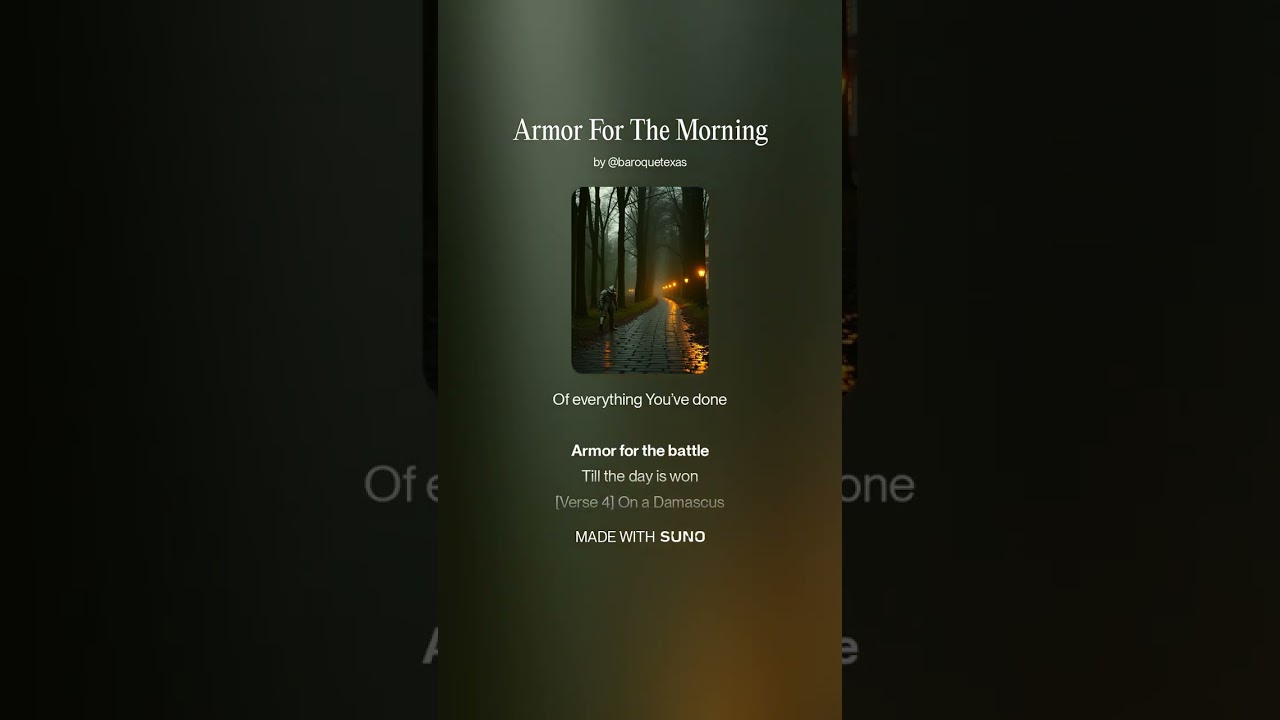 Armor for the Morning
