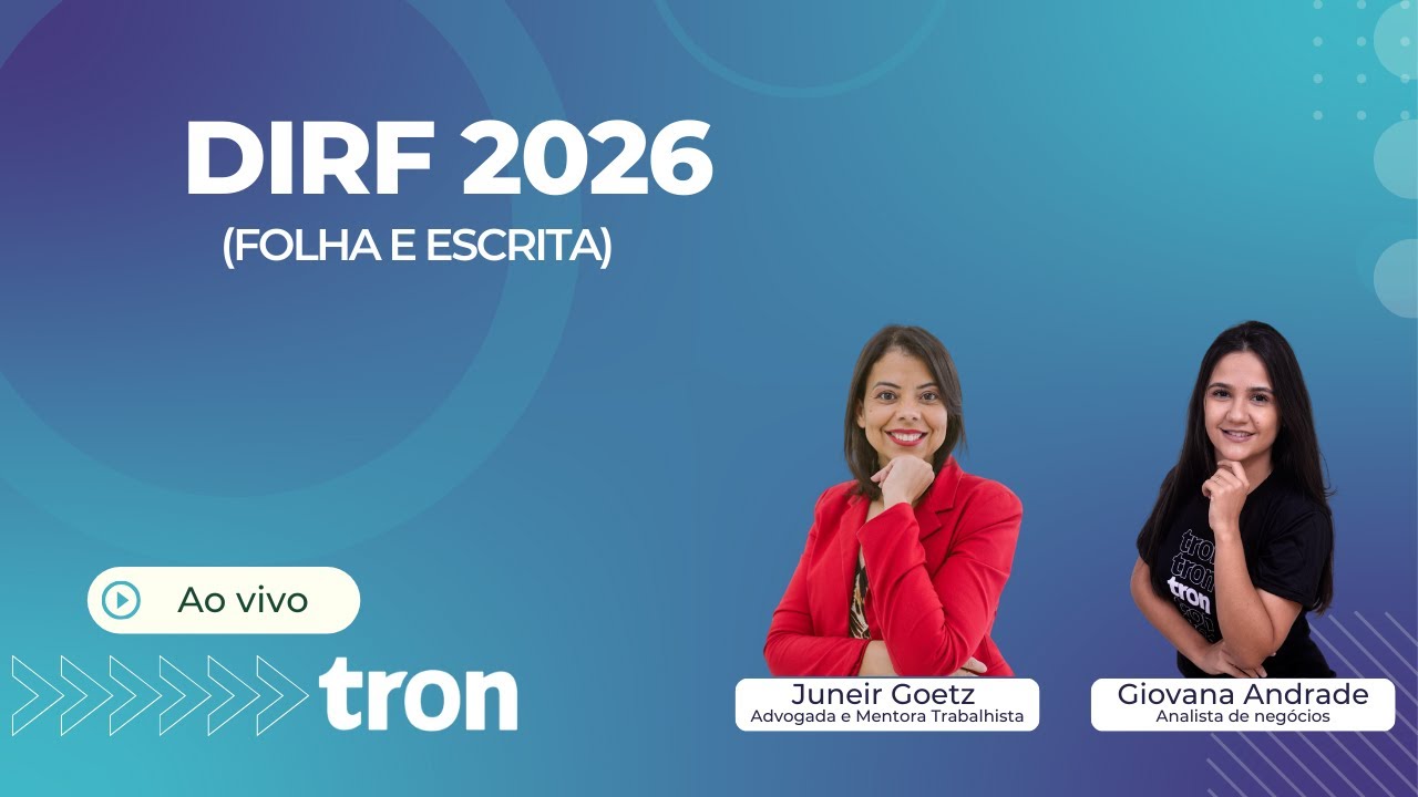 DIRF 2026 (Folha e Escrita)