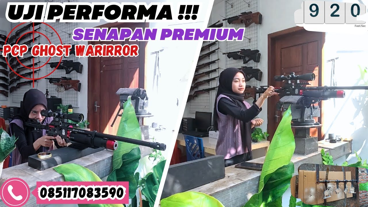 UJI SENAPAN PCP GHOST WARRIOR 360CC AKURASI GILA& FPS STABIL