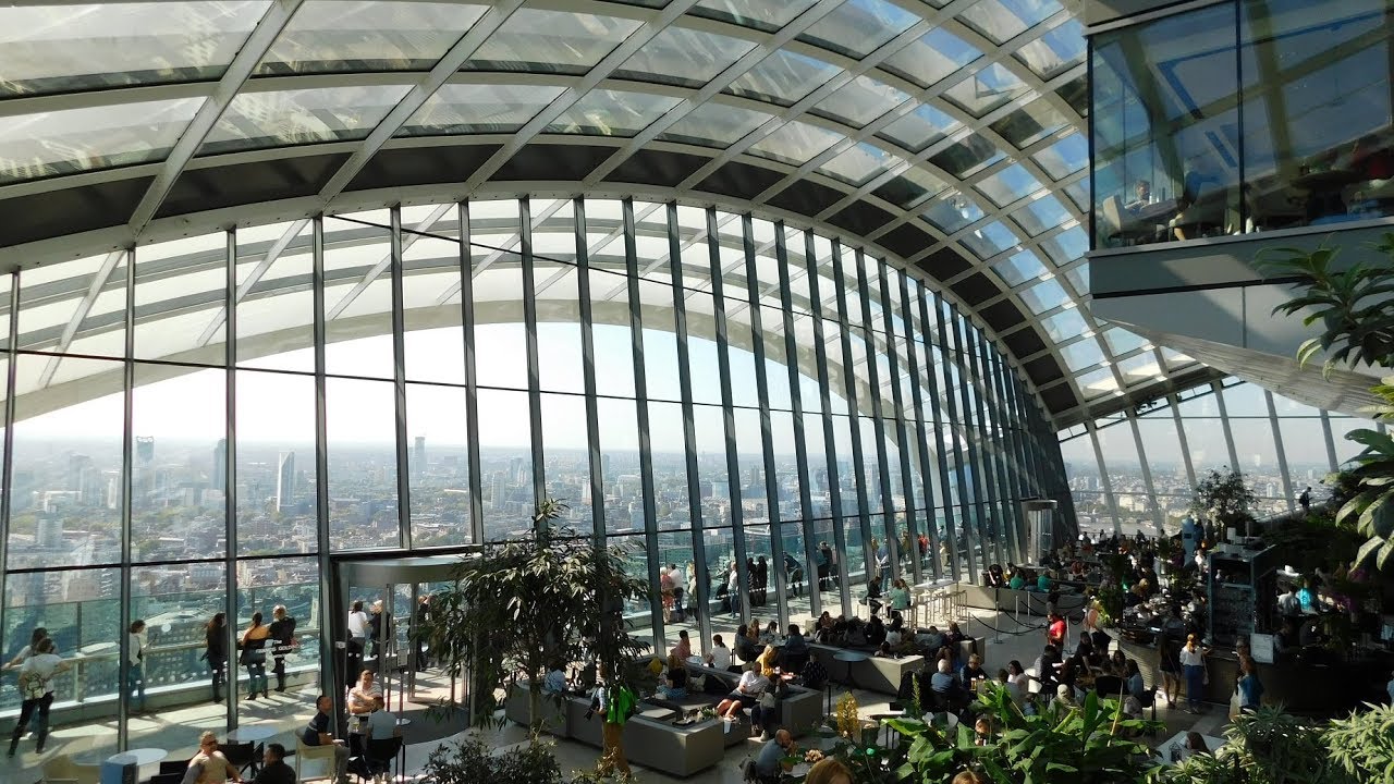 Inside The Sky Garden, London!