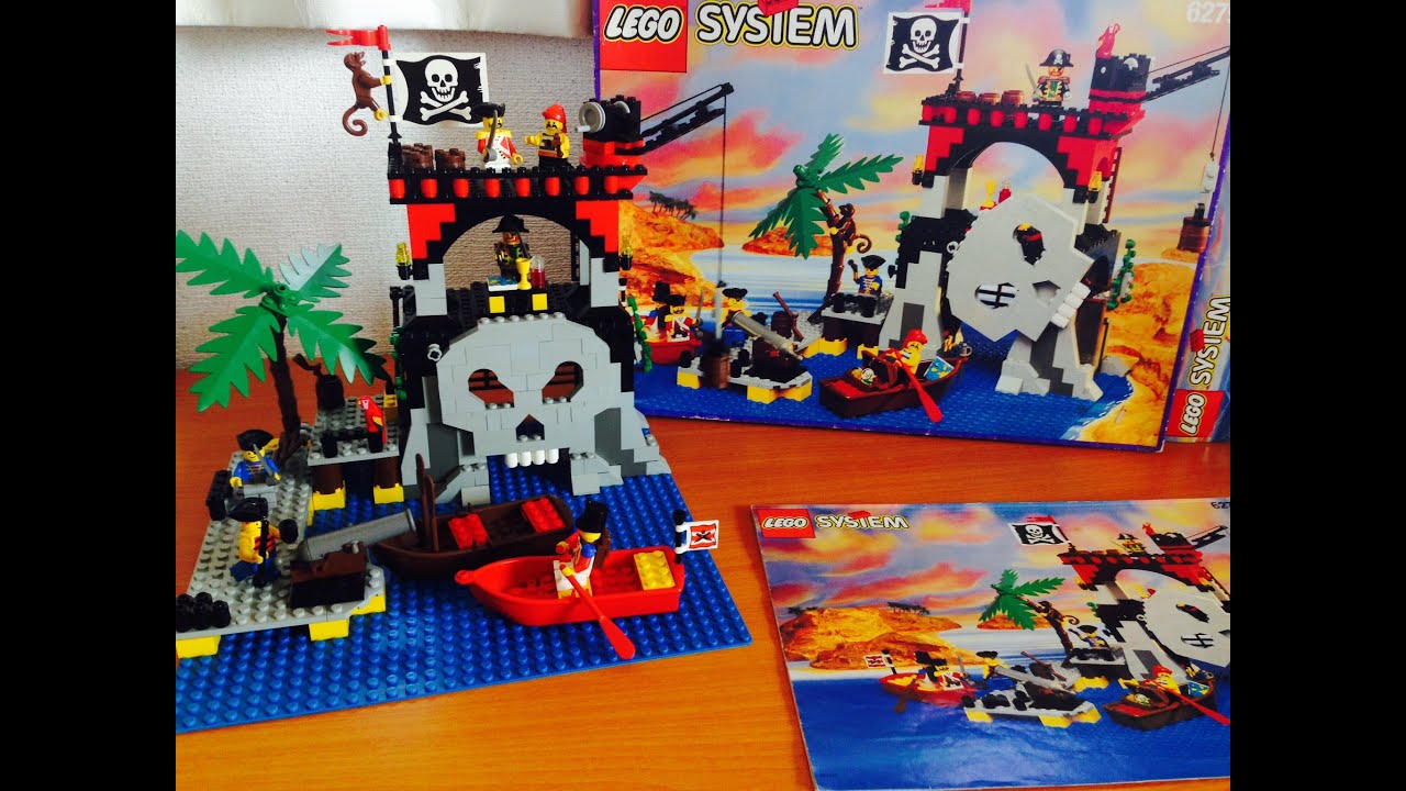 Lego Classic Vintage Pirate Series Set 6279 Skull Island FOJ
