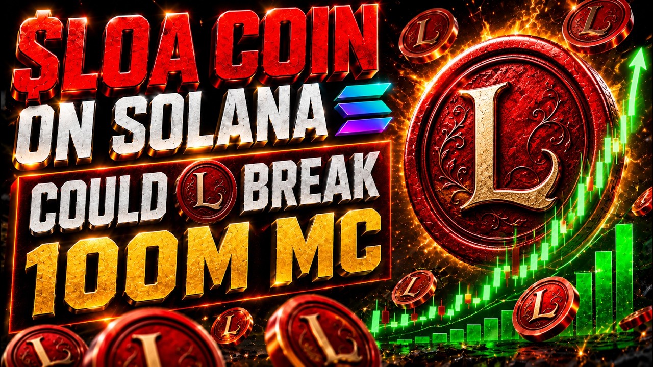 МОНЕТА $LOA НА SOLANA МОЖЕТ ПРЕОДОЛЕТЬ РЫНОЧНУЮ КАПИТАЛИЗАЦИЮ В 100 МИЛЛИОНОВ!!!