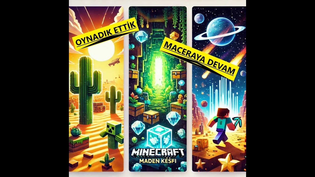 🎮 Minecraft Maden Keşfi | Elmas, Altın ve Sürpriz Hazineler! 💎