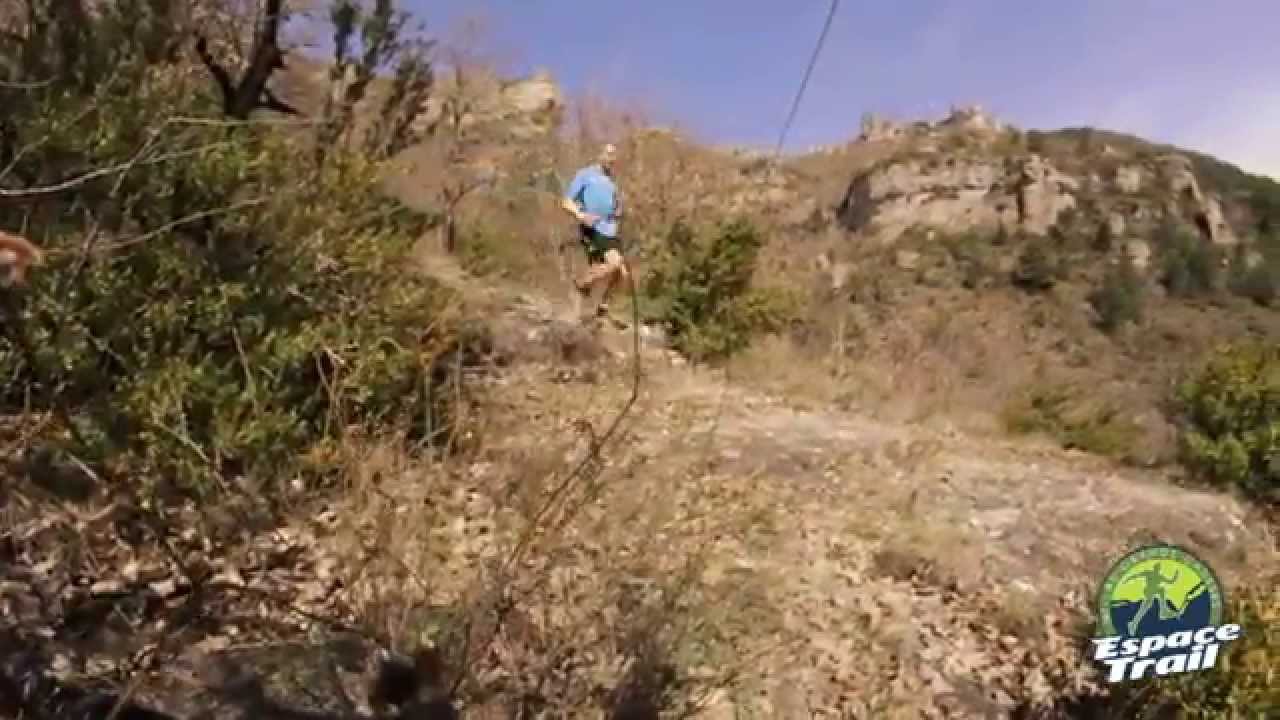 Thomas St Girons sur le parcours n°8 de Millau Espace Trail