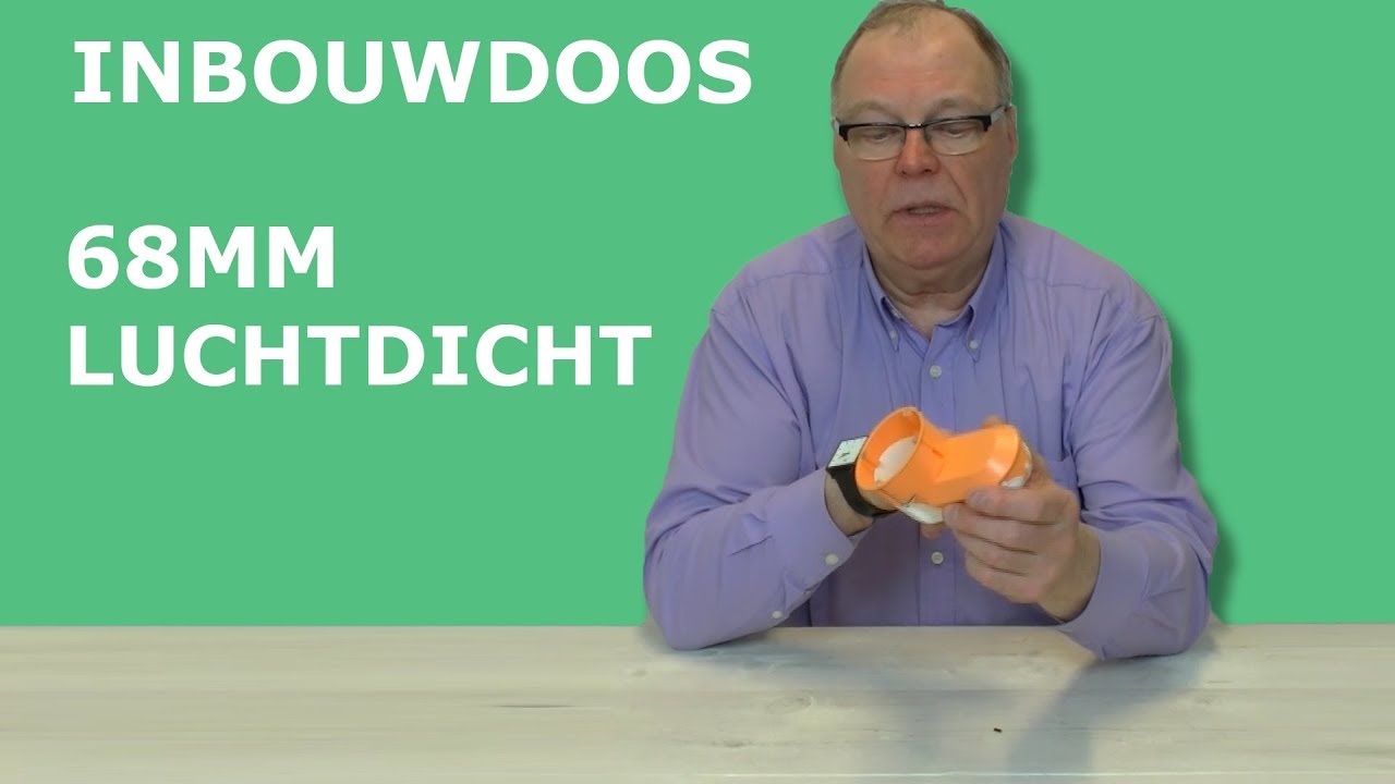 INBOUWDOOS - 68mm Luchtdicht (TIP!)