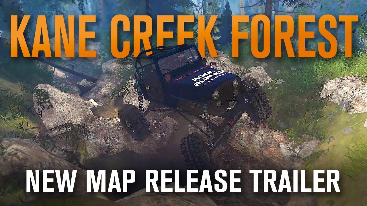 KANE CREEK FOREST TRAILER | NEW SPINTIRES MUDRUNNER MAP FROM ROCKRUNNER GAMING!