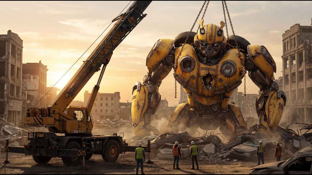 We Found & Restored a GIANT Bumblebee Robot (Abandoned Junkyard to Full Power)