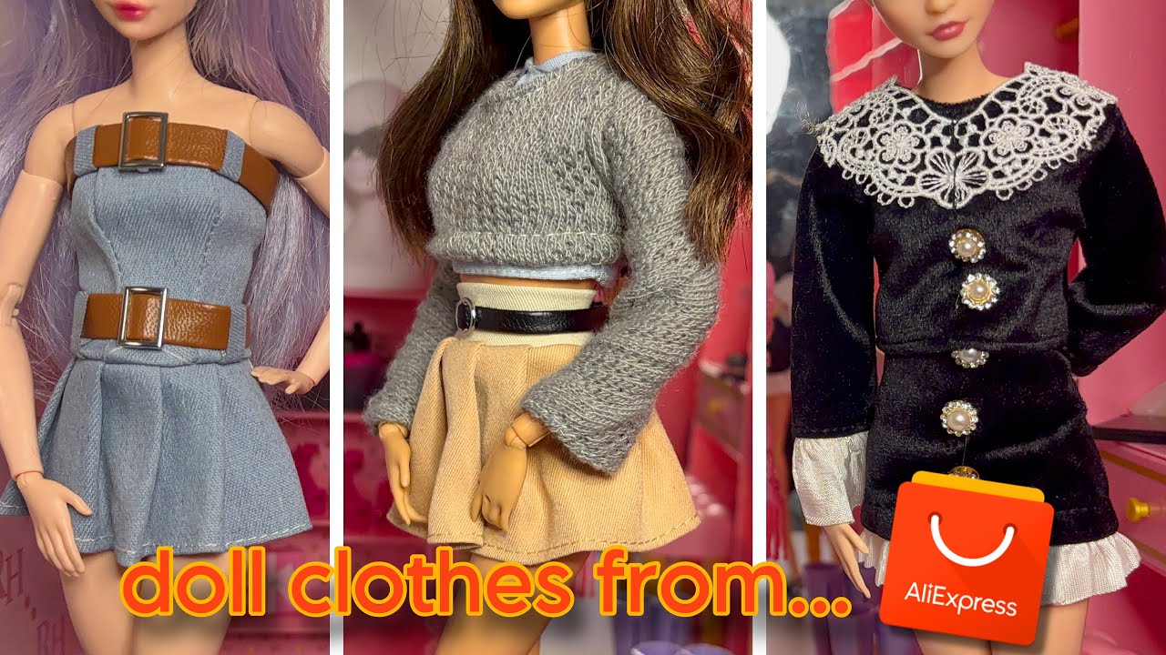 I Bought Barbie Clothes From AliExpress!! Barbie Doll Clothing Haul!!💕