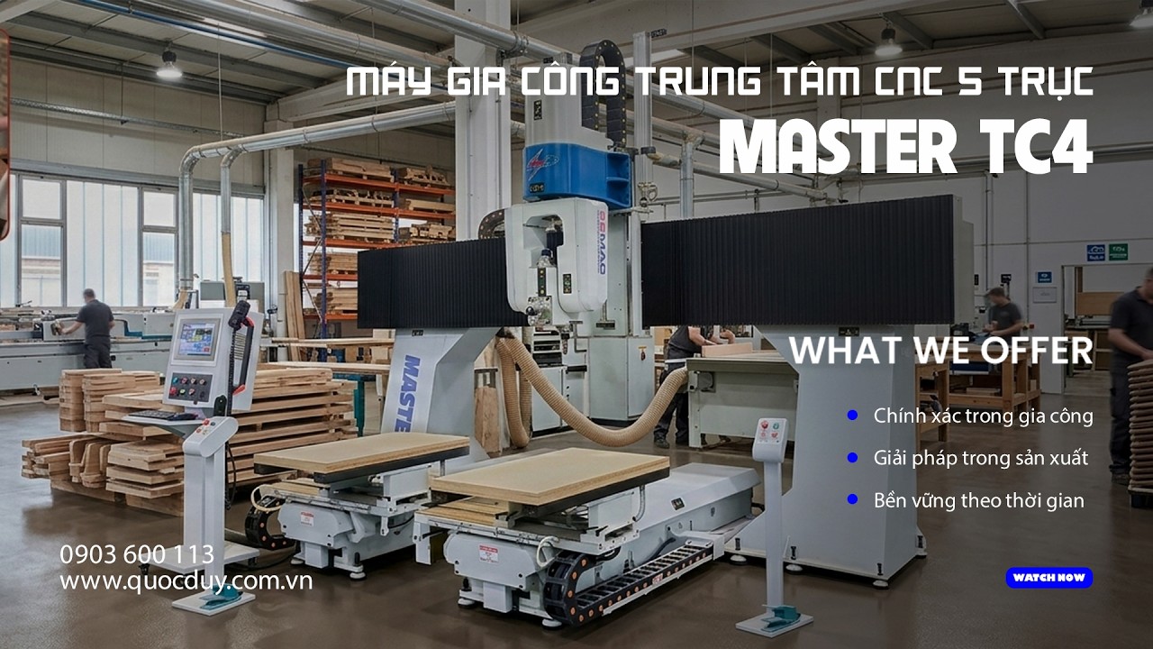 Máy Gia Công Trung Tâm CNC 5 Trục | Công Nghệ 5-Axis Đẳng Cấp | | MASTER TC4