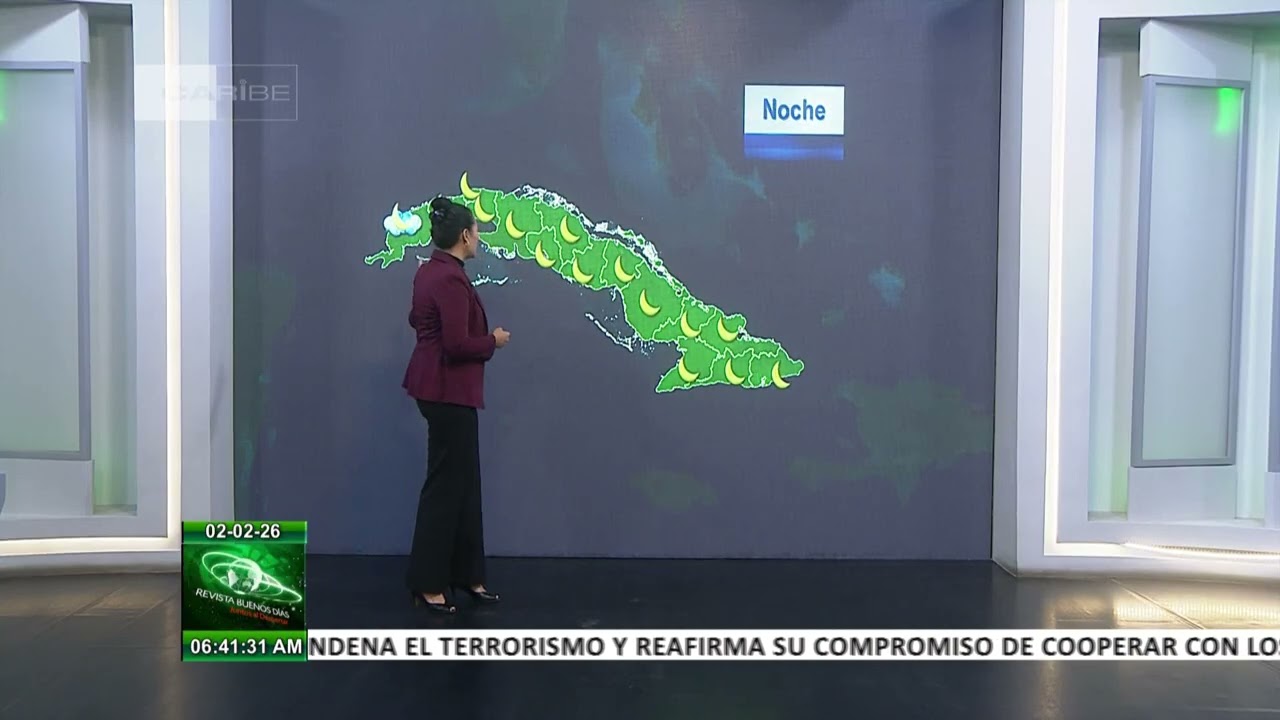 El tiempo en Cuba: día invernal y chubascos ocasionales en la costa norte