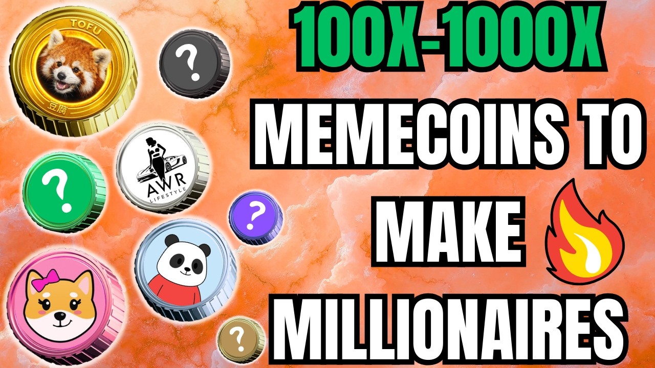 🔥100X-1000X TINY MEMECOINS THAT WILL EXPLODE IN 2026!