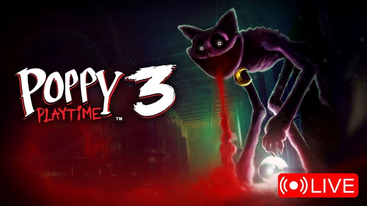 🔴LIVE - KITA HARUS LARI DARI CATNAP - POPPY PLAYTIME CHAPTER 3 FULL GAMEPLAY