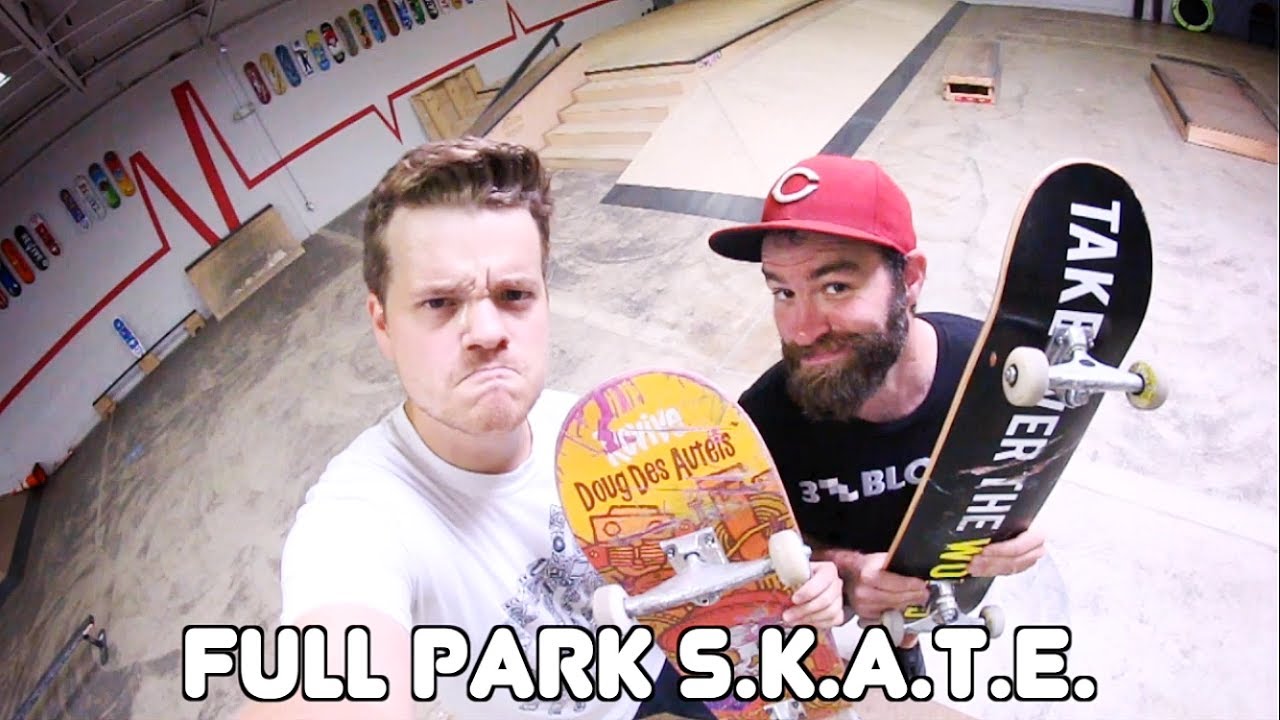 Full Park Game of SKATE | Brian Ambs vs Casey