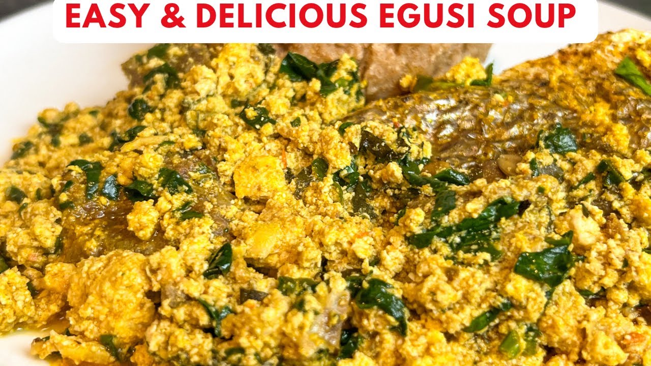 How to Cook Egusi soup! Easy Steps for lumpy & Delicious soup!