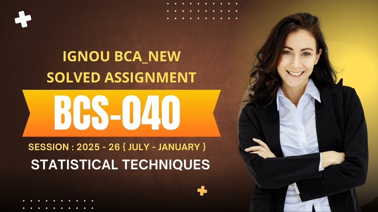 BCS-040 || BCA_NEW (3rd Semester) || Solved Assignment July-25 Jan-26 || IGNOU (2025-26)