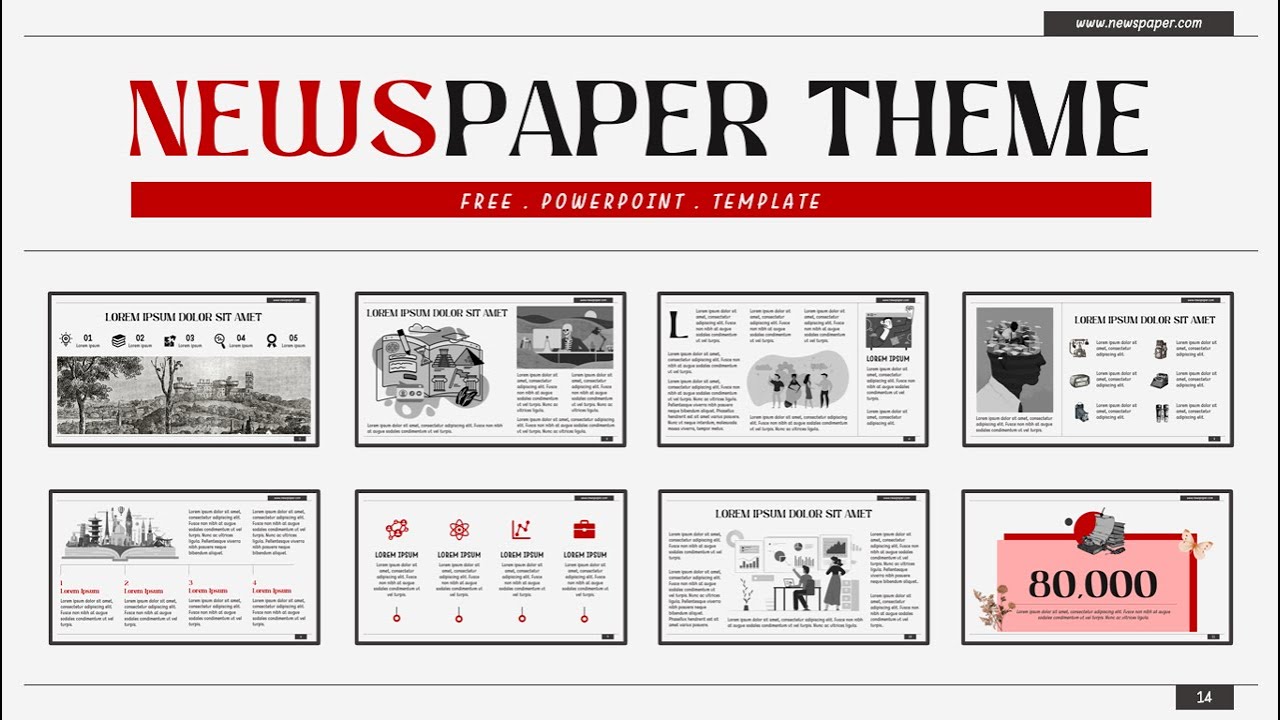 Newspaper Theme #26 #aesthetic #ppt #freetemplate