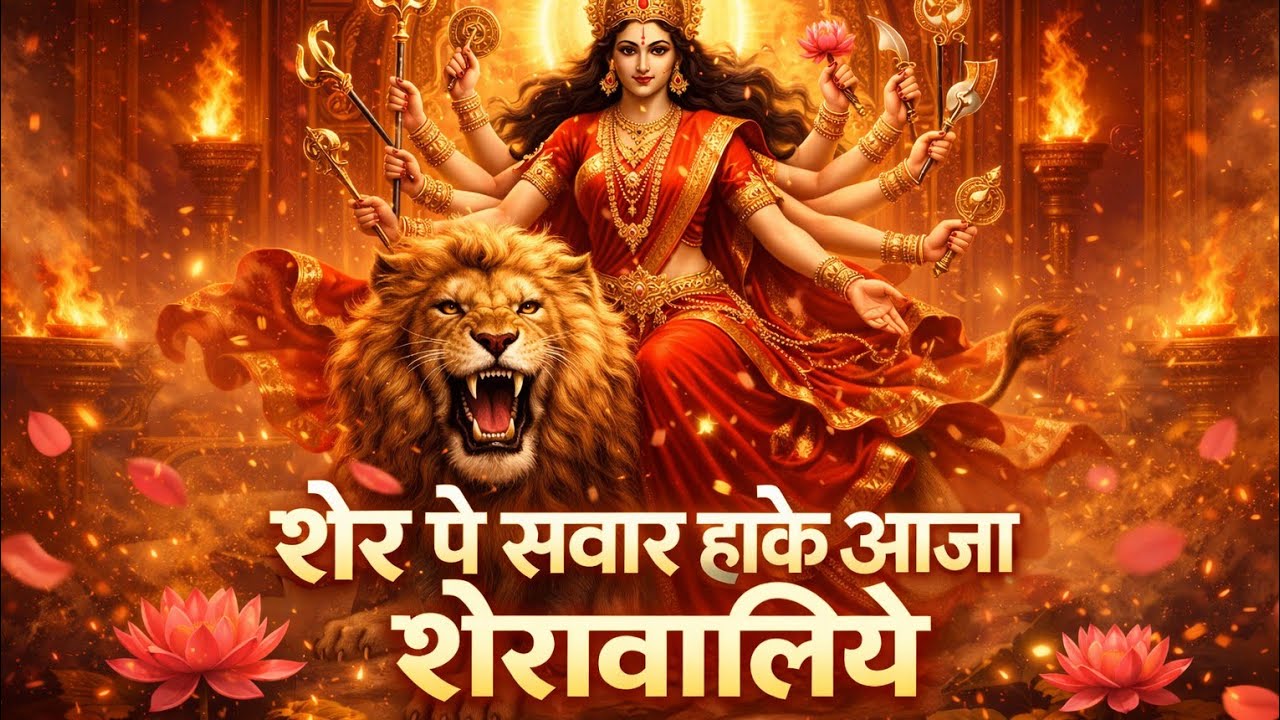 शेर पे सवार होके आजा शेरावालीये 🔥 | New Sherawali Maa Bhajan 2026 | Navratri Special Song 🙏🦁 #bhajan